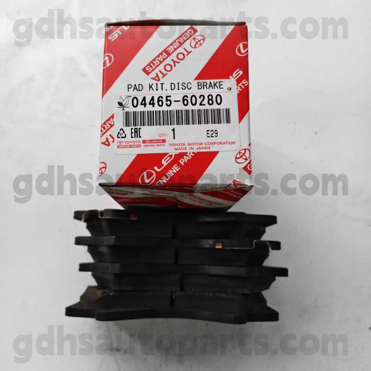 04465-60280 Toyota Benetako Piezak Front Brake Pad Land Cruiser, LX450D / 460/570 Chassis Ez. Uzj200