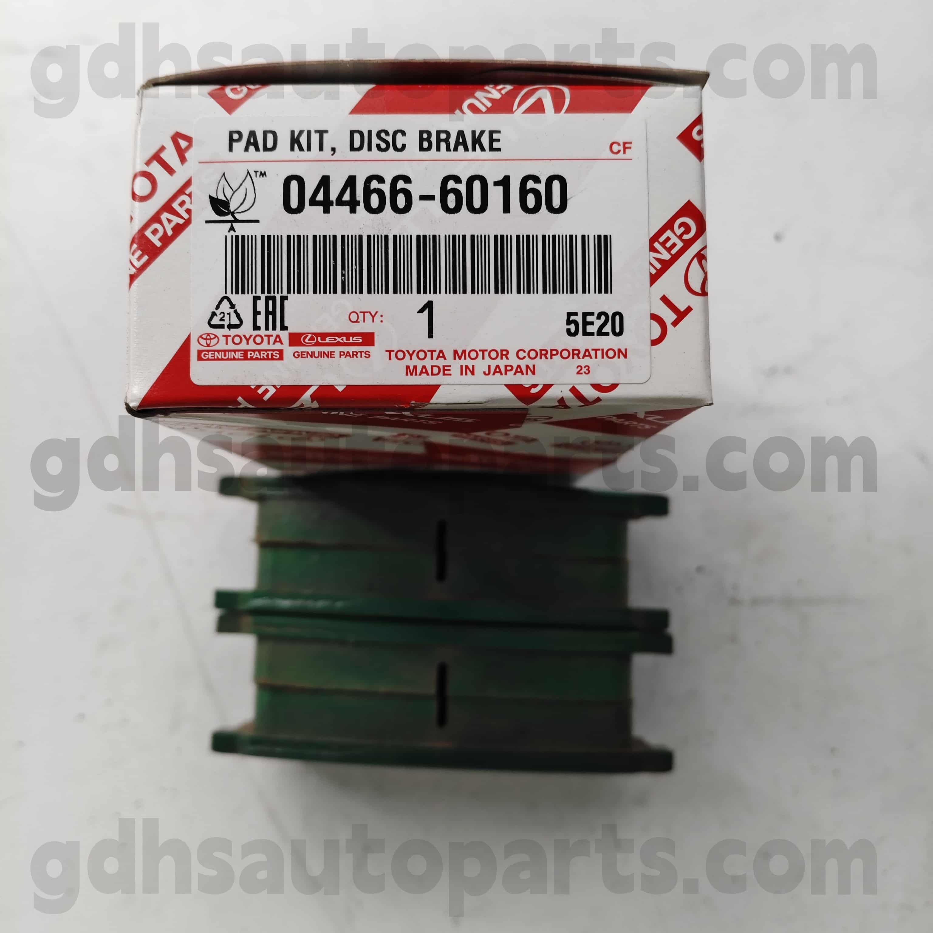 04466-60160 Toyota Benetako piezak Atzeko Balazta Pad Land Cruiser, LX450D / 460/570 Chassis Ez. Urj202