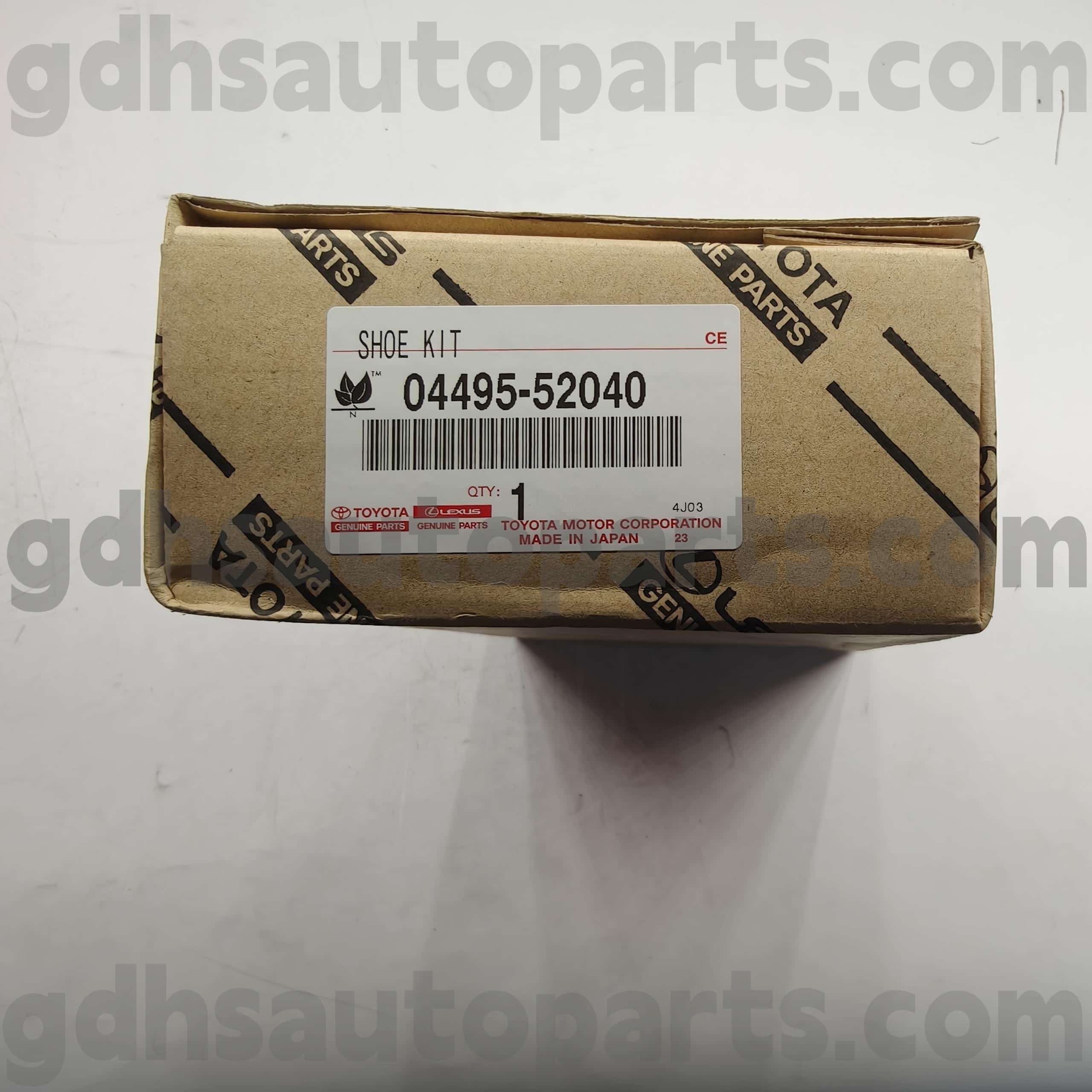 04495-52040 Toyota Benetako piezak Balaztako Pads Celica, Toyota Xa, Platz Chassis Ez. Axp4 # Zze12 #