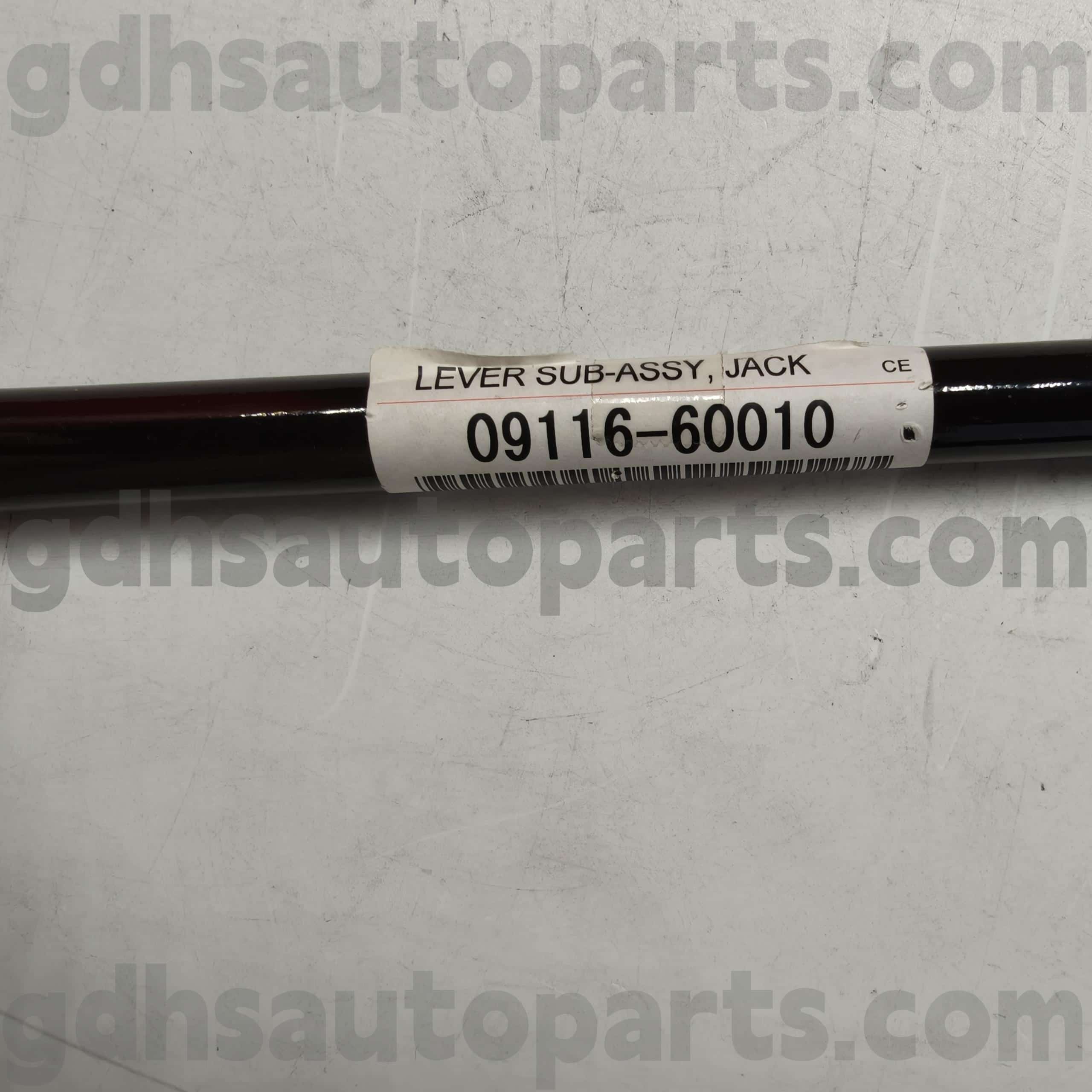 09116-60010 Toyota Benetako piezak Jack Mega Cruiser, Previa, Granvia Chassis Ez. Fzj80