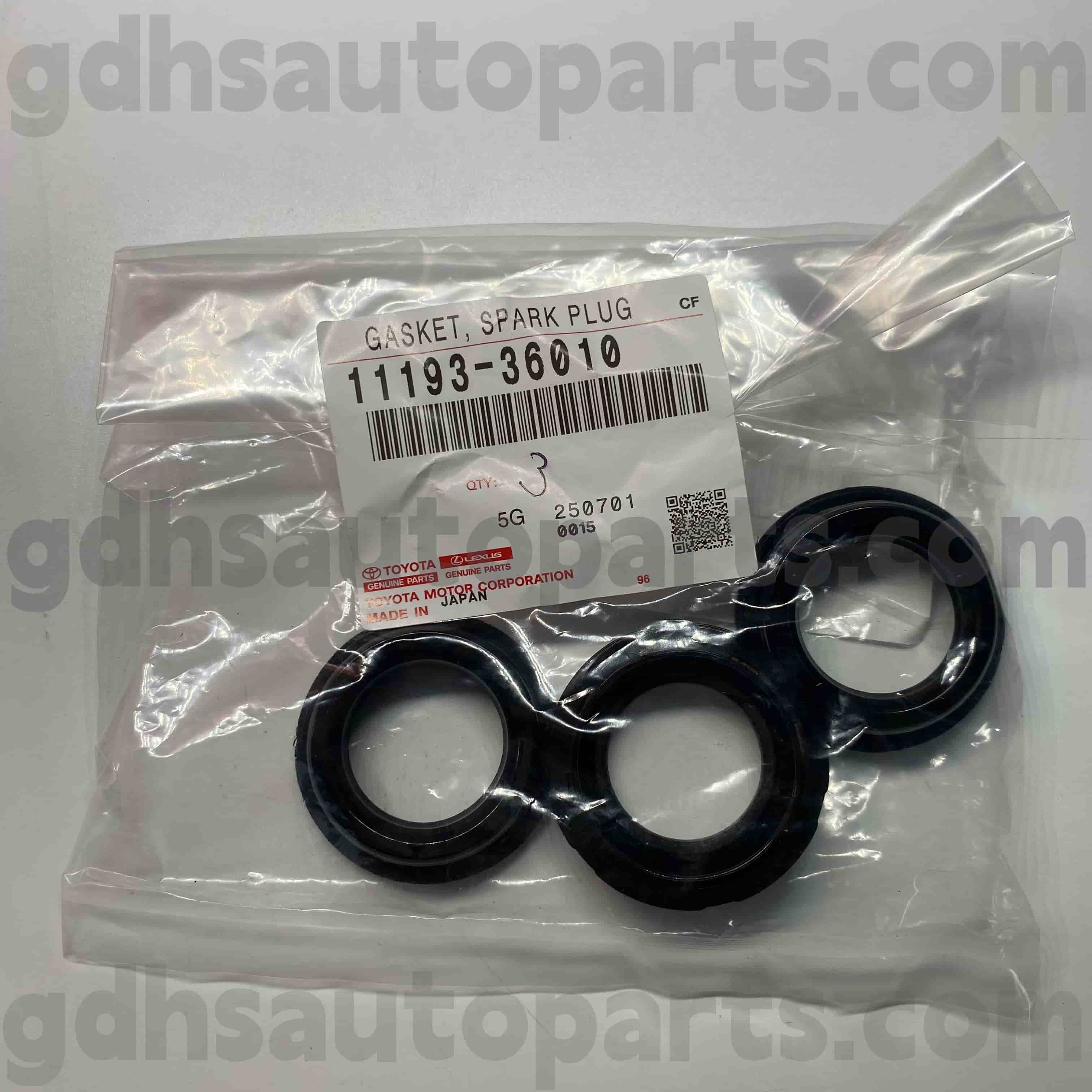 11193-36010 Toyota Benetako piezak Txinparta plug gomazko eraztuna Harrier, Lexus Es350 / 300h Chassis Ez. Ayh30