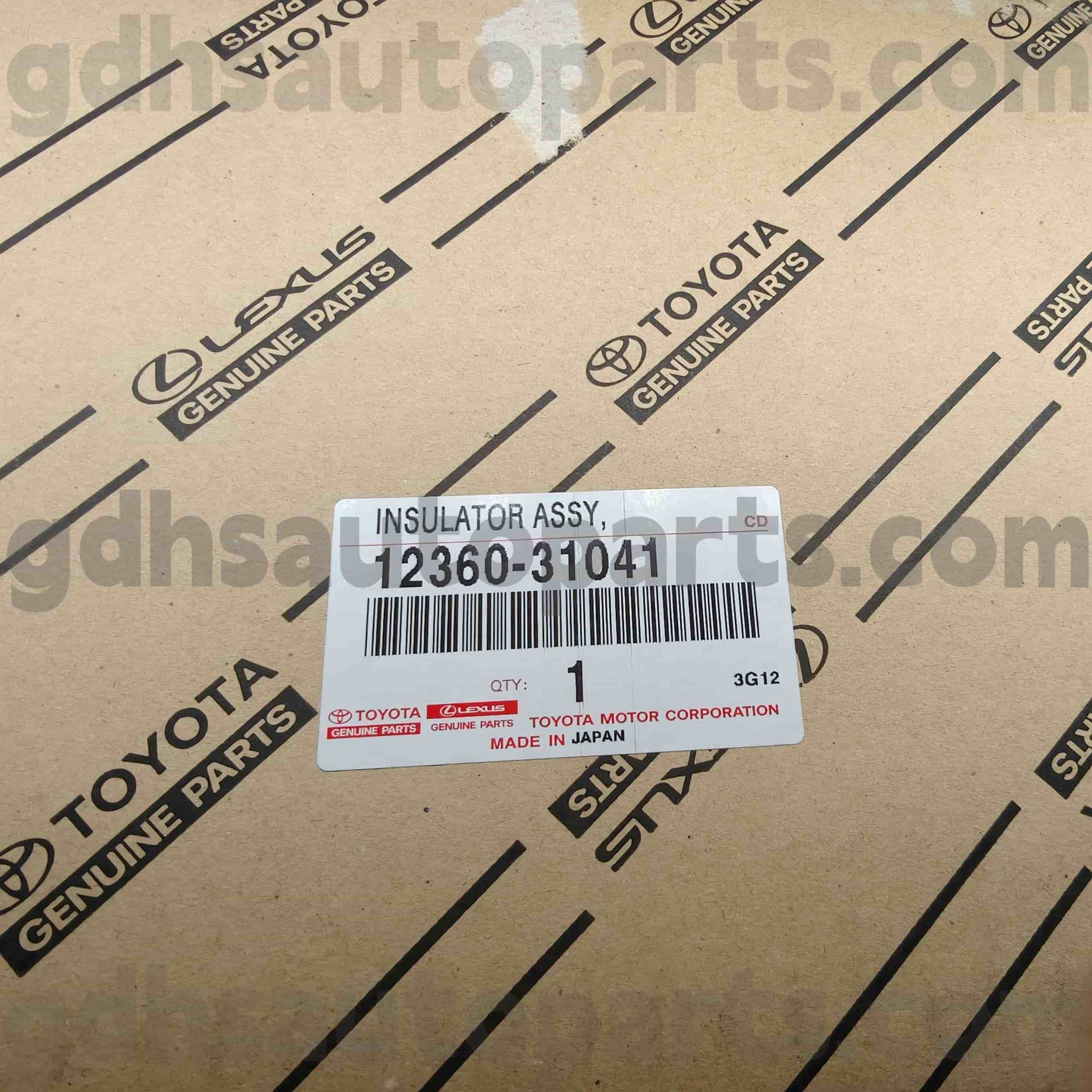12360-31041 Toyota benetako piezak aurreko motorraren muntaia HIGHLANDER txasis NO.2GRFE..GSU4#