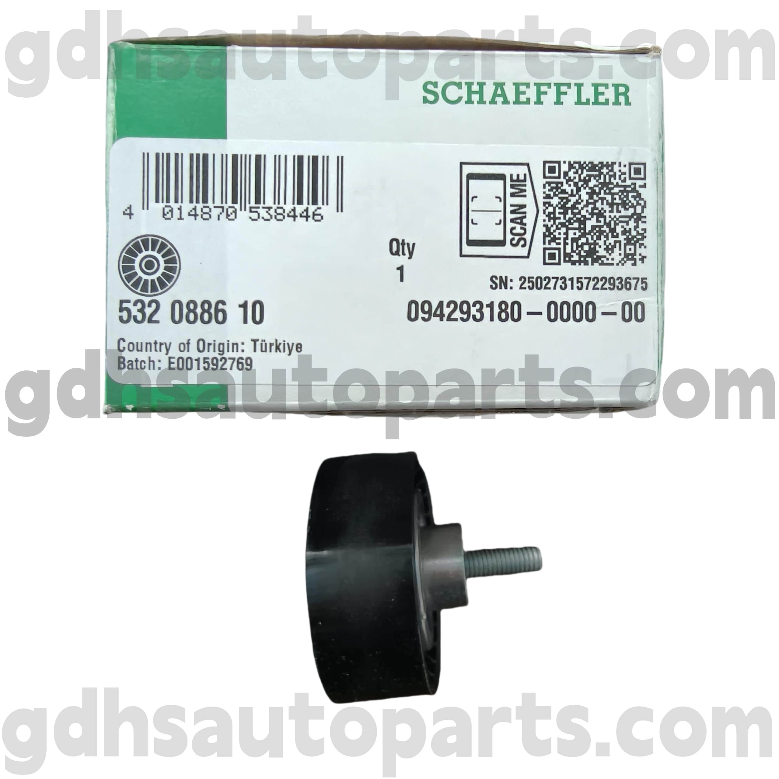 5320886100 Schaeffler Ina Timing Belt Polea, Range Rover, Range Rover Sport, Land Rover Discovery 4 OE No.lr073726