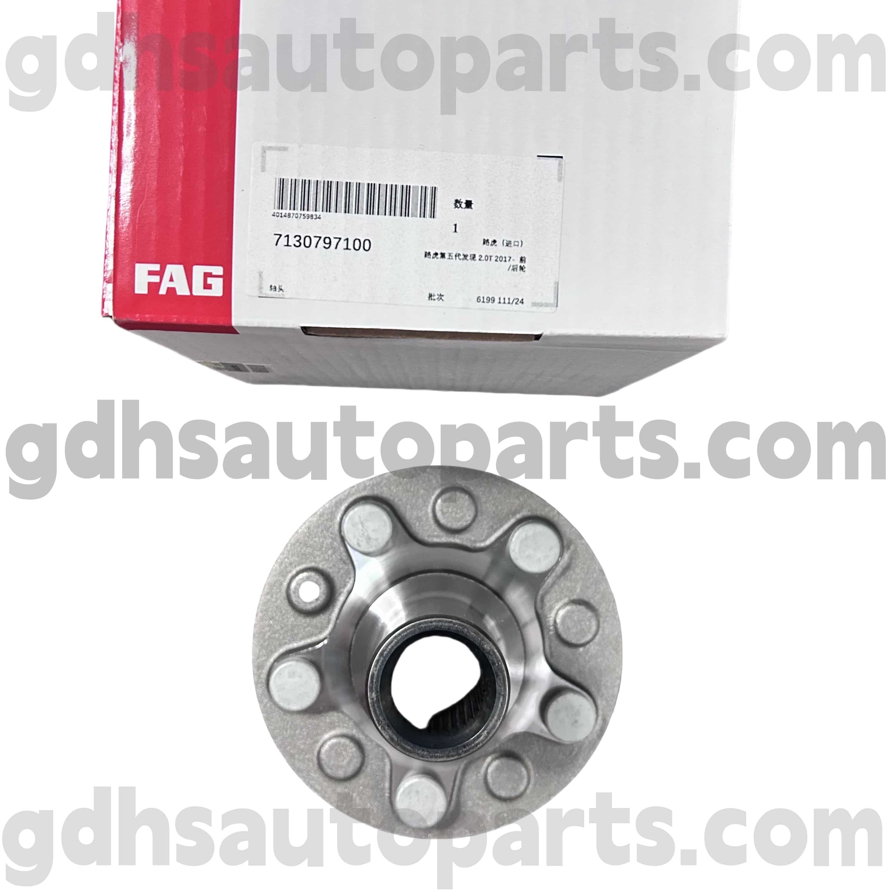 7130797100 Schaeffler Fag Aurreko gurpila gunea Range Rover, Range Rover Sport, Land Rover Discovery 4, Defendatzaile berria OE. Lr081538