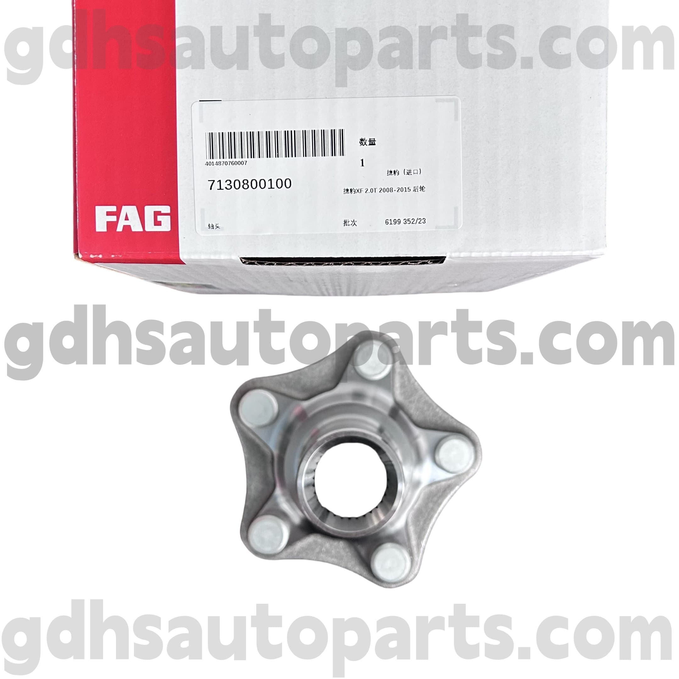 7130800100 Schaeffler Fag Wheel Hub Jaguar XJ, Jaguar XF, Jaguar XK, F-Mota, F-erritmoa ez. C2d60511