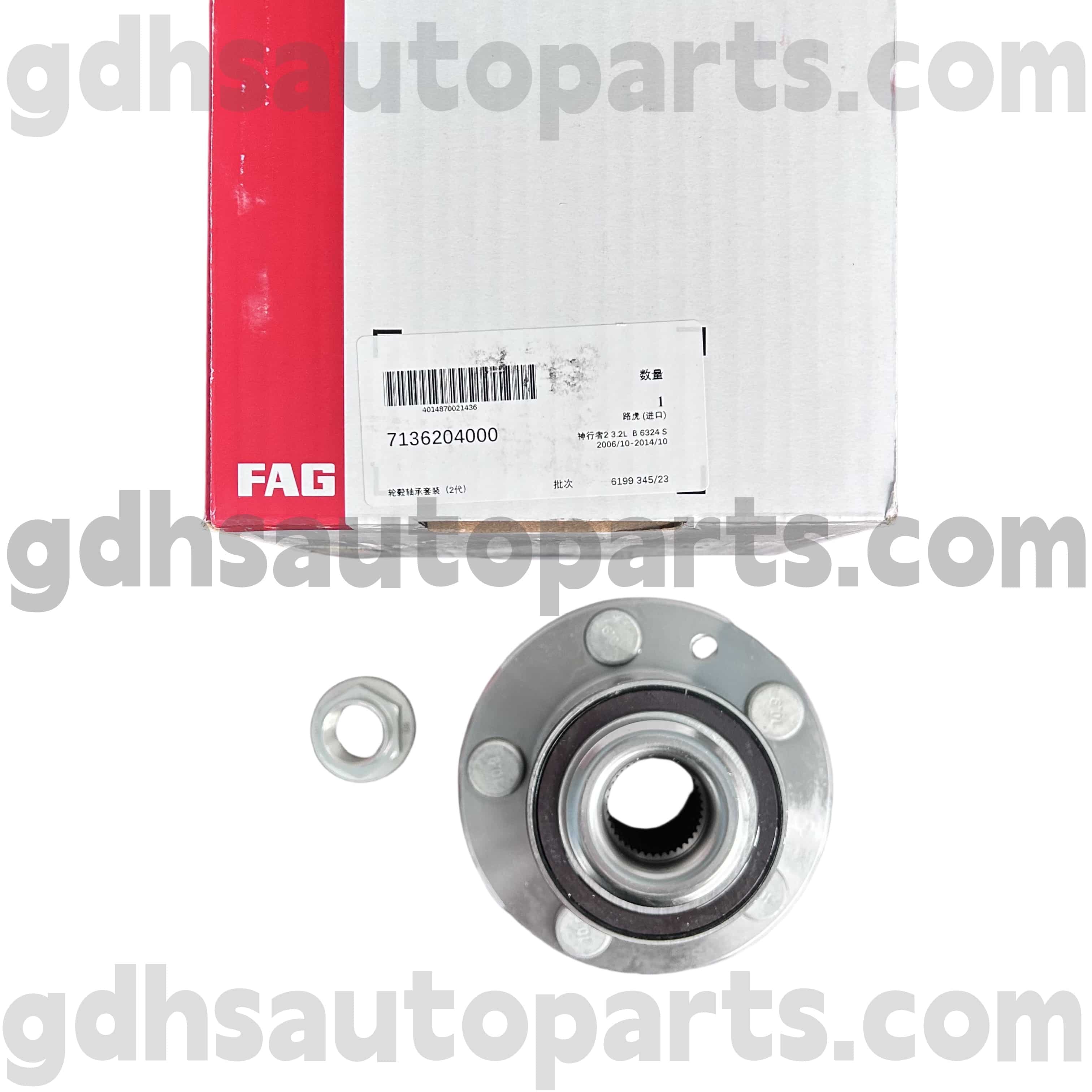 7136204000 Schaeffler Fag Front Wheel Hub Land Rover Freelander 2 oe. Lr003157