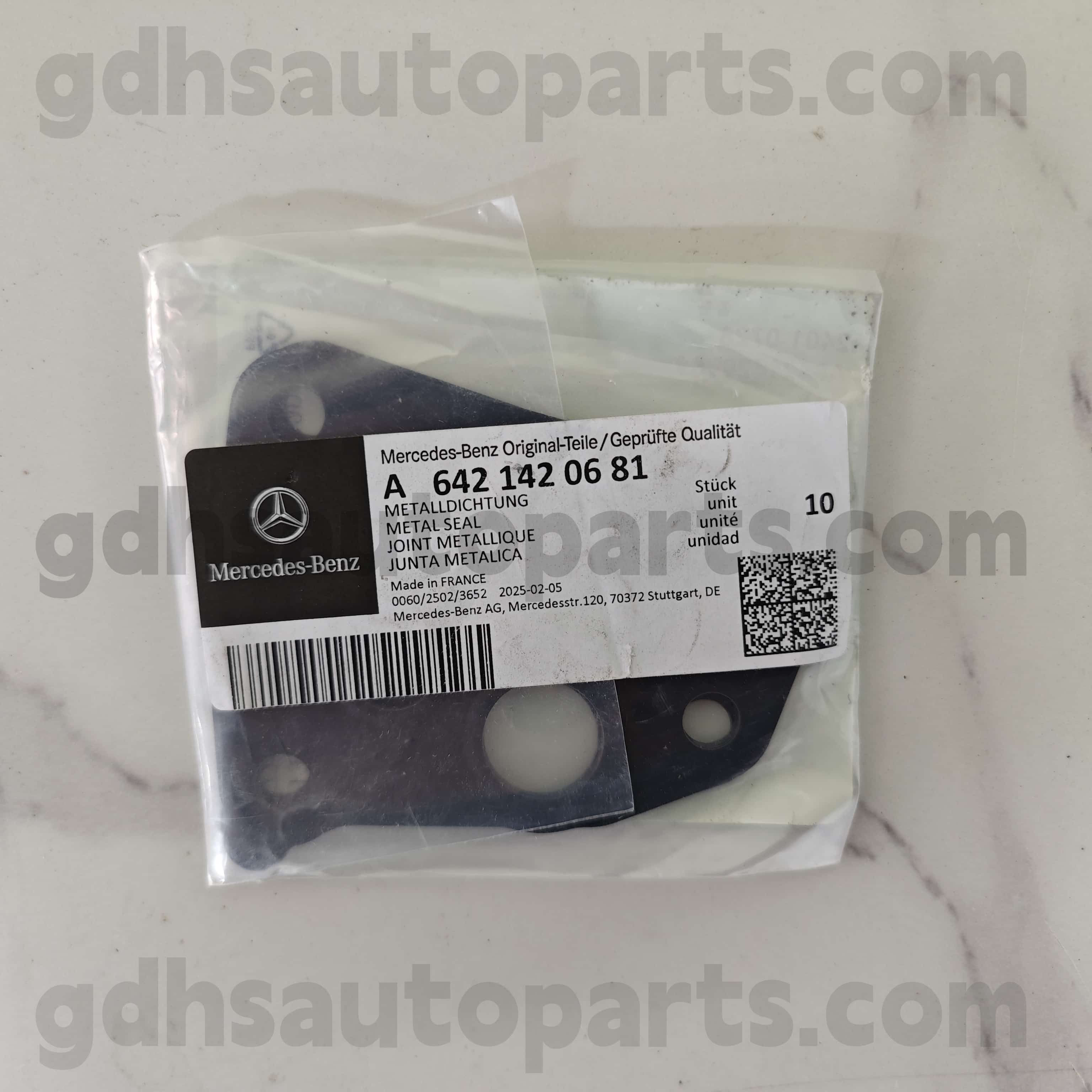 A 642 142 06 81 Mercedes-Benz Benz Talde Turbocharger o-ring 642855 OM642, 642890 OM642820 642.642868 OM642.642887 OM642