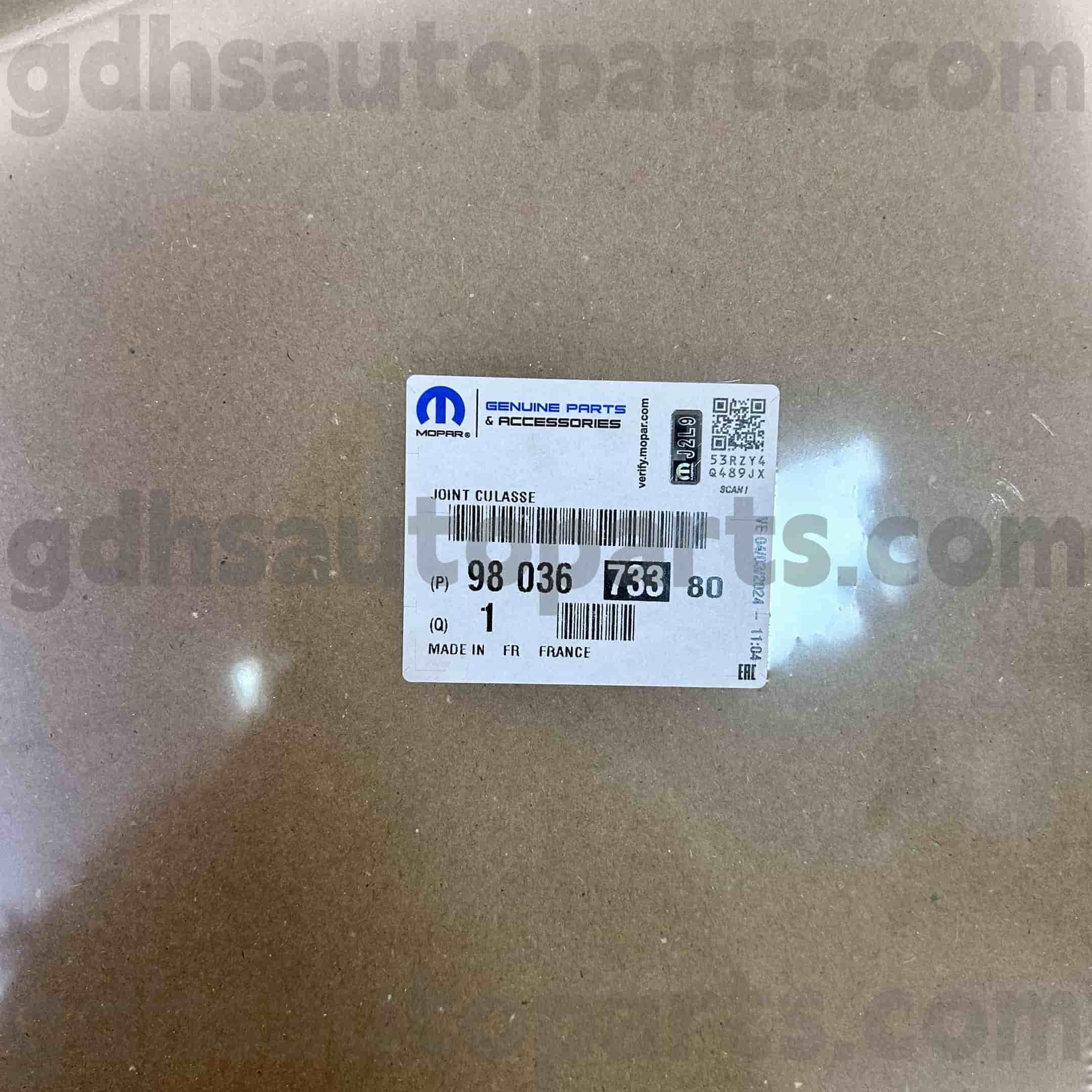 Mopar zilindroaren burua peugeot 607 5008 oe.no 9803673380